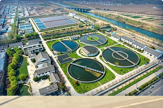 新水河污水厂项目现场